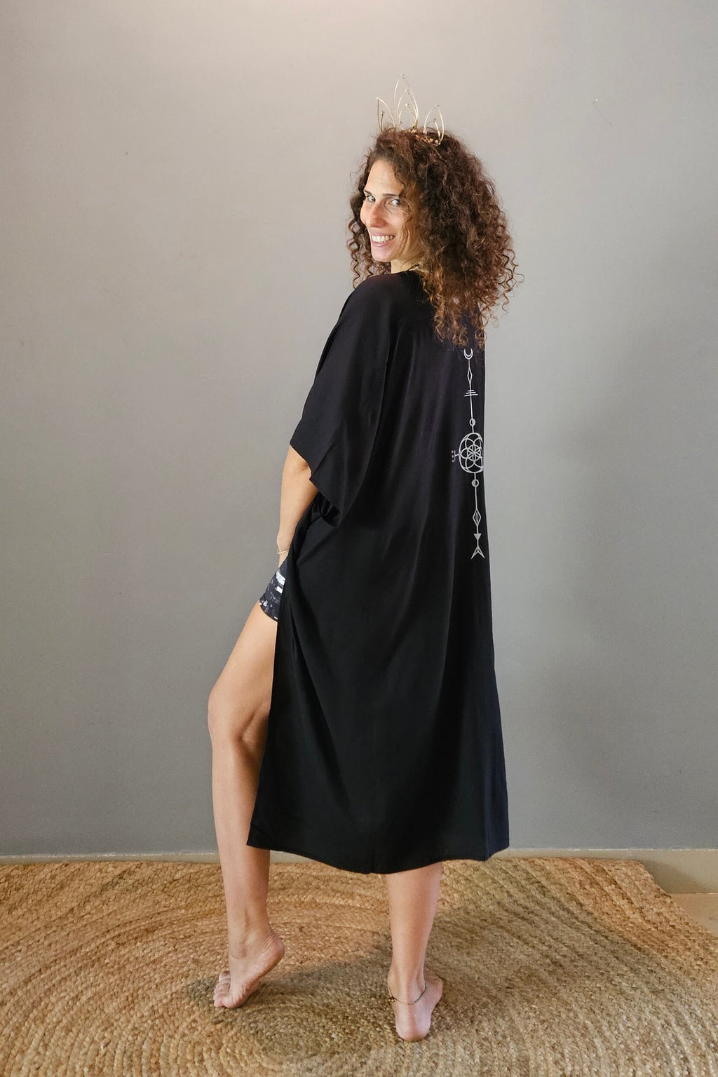 Black Kimono #2 (Mid Length)